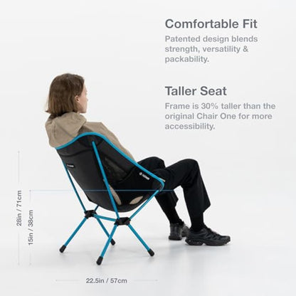 Helinox Chair One (re) High-Performance Camping Chair, Black