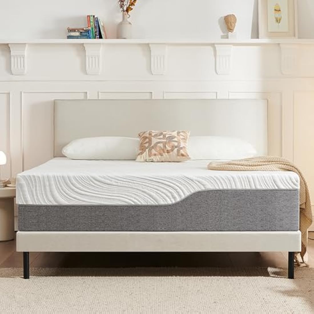 Twirest Single Mattress, Memory Foam Mattress, Medium Firm, Breathable Knitted, Soft and Skin Friendly Cloth, Mattress in a box (90x190x20cm)