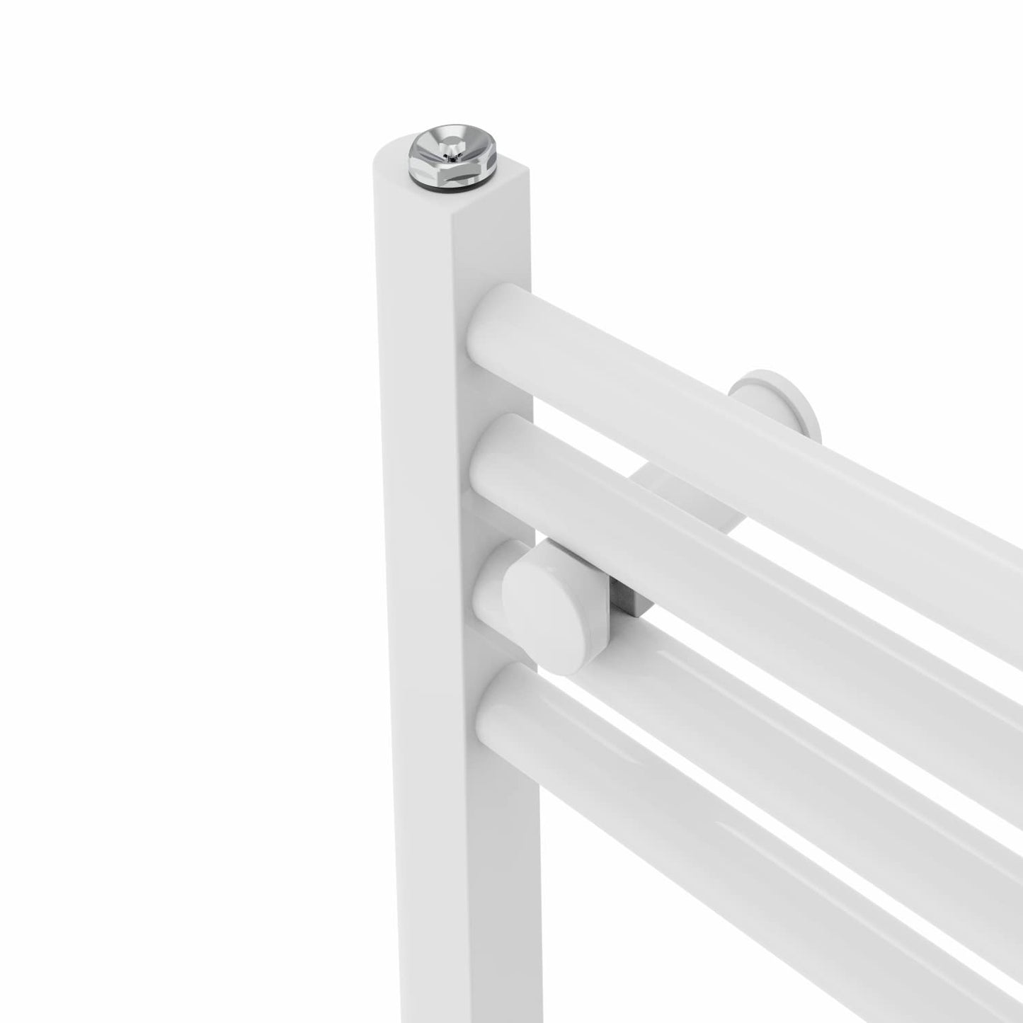 Warmehaus Straight Heated Towel Rail White Radiator 1600x600mm