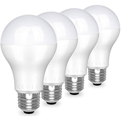 Awenia LED Light Bulb E27 Daylight Natural White A65 Edison Screw,20W 2452 lumens 4000K=150W Incandescent Bulb Golf Ball, Pack of 4