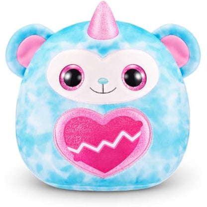 Rainbocorns ZURU Eggzania Mini Mania, Monkey, by ZURU Plush Surprise Unboxing with Animal Soft Toy, Idea for Girls with Imaginary Play (Monkey)