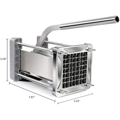 Chip Cutter Machine, Sopito Professional Stainless Steel Potato Chipper for French Fries Cutters with 1/2 Inch Blades for Home and Commercial Use