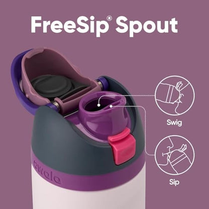 Owala FreeSip Insulated Stainless Steel Water Bottle with Straw for Sports and Travel, Leak Proof, BPA-Free, 710ml, Dreamy Field