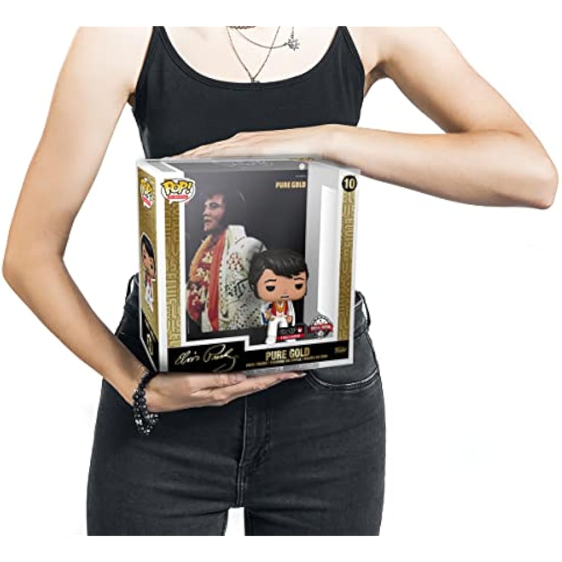 Funko Pop! Elvis - Pure Gold - Vinyl Figurine - Hard Protector Case