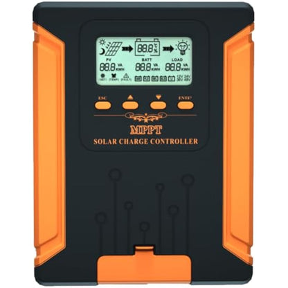 SolaMr 60A MPPT Solar Charge Controller 12V/24V/36V/48V Auto with LCD Display Solar Panel Regulator Max 180V Input for Gel Sealed Flooded and Lithium Battery-CM-60A