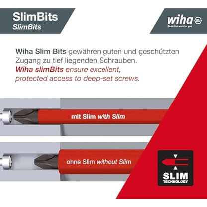 Wiha SB 2831-09023 LiftUp Electric, Red, Schlitz, Pozidriv, PlusMinus/Pozidriv
