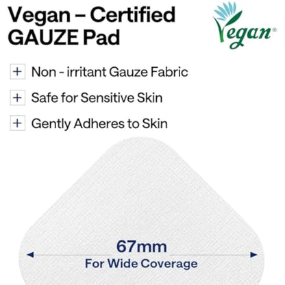 MEDIHEAL Cotton Facial Pads with Centella Asiatica Extract, 100 Count, Vegan, for Uneven Skin Tone