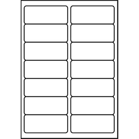 SmithPackaging A4 Self Adhesive Address Labels, 14 Label Per Sheet, 100 Sheets, 99.1 x 38.1mm 1400 Labels