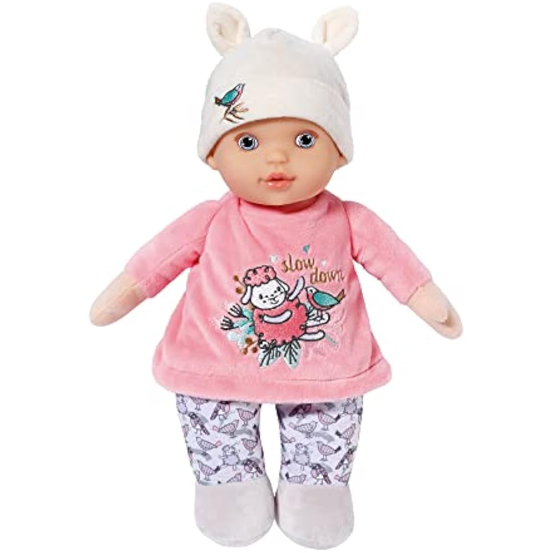 Baby Annabell Sweetie for babies - 30 cm soft bodied doll with integrated rattle - Suitable from birth - 706428, Multicolor, 15.4 x 27.3 x 25 centimeters