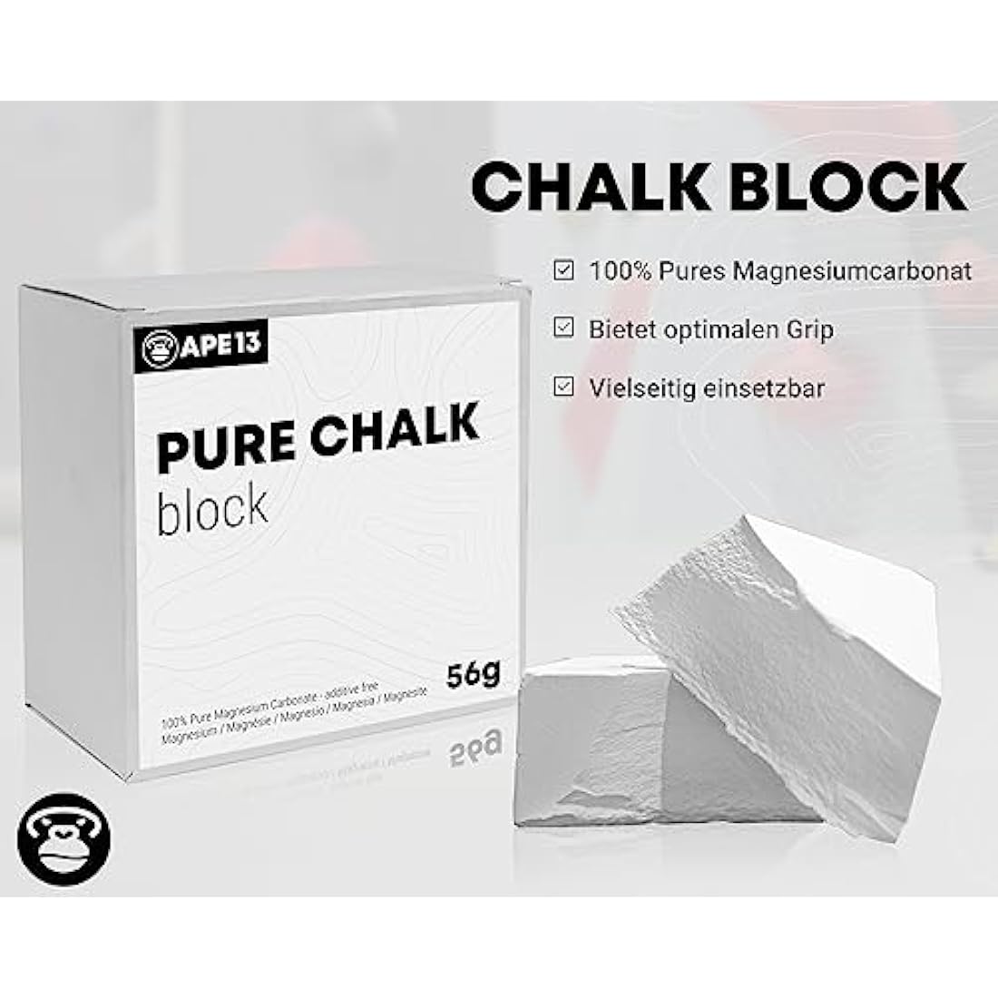 APE13® Chalk Bag zum Klettern und Bouldern (als Set & Einzeln) - inkl. Gurtband, Tasche, Halter für Bürste - Boulder Beutel für Magnesium - Kletter Chalkbag groß für Kalk/Kreide/Magnesia