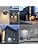 Klighten 24W Dimmable Wall Light LED Outdoor Indoor, APP Control Waterproof IP65 Adjustable Wall Lamp Aluminum, Modern Outside Light Mains Powered for Entrance Garden Terrace, Anthracite, 3000K-6000K