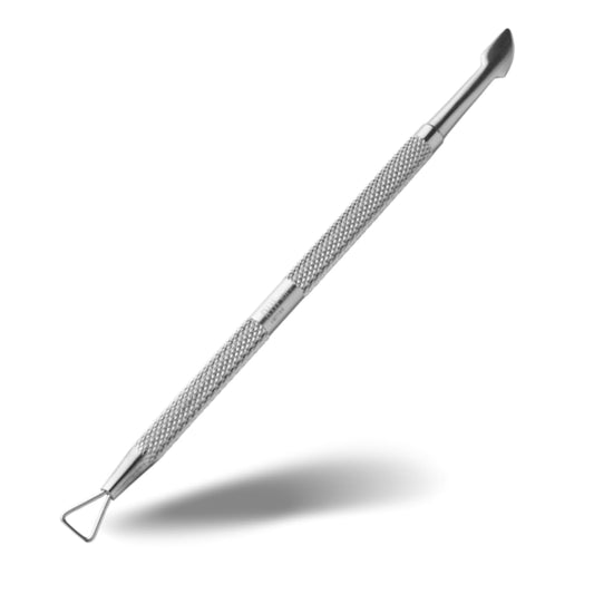 Rui Smiths Professional Double Ended Stainless Steel Metal Pusher (Cuticle Pusher) And Triangle Gel Polish Remover Scraper Tool - Style No. 101