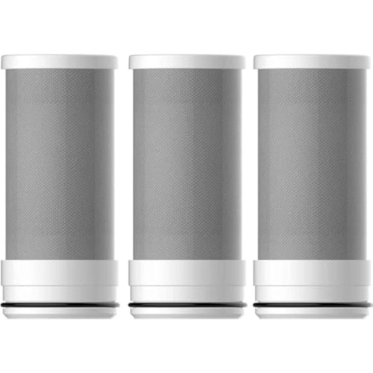 Waterdrop WD-FF-01A Replacement Filter, Water Filter Tap, Replacement for WD-FC-01, WD-FC-02, WD-FC-04, Reduces Chlorine, Taste and Odor, Last Up to 9 Months (Pack of 3)