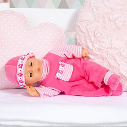Bayer Design 15inch First Words Baby Doll (Pink)