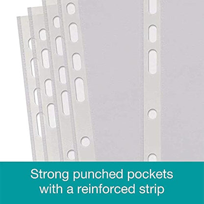 SUMMIT Punched Pockets A4, Embossed, 500 Poly Pockets