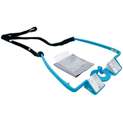 BG Climbing Belay Glasses for Rock Climbing – Comfortable Prism Glasses for Belaying – Climbing Gear & Accessories for Belayers (Blue)