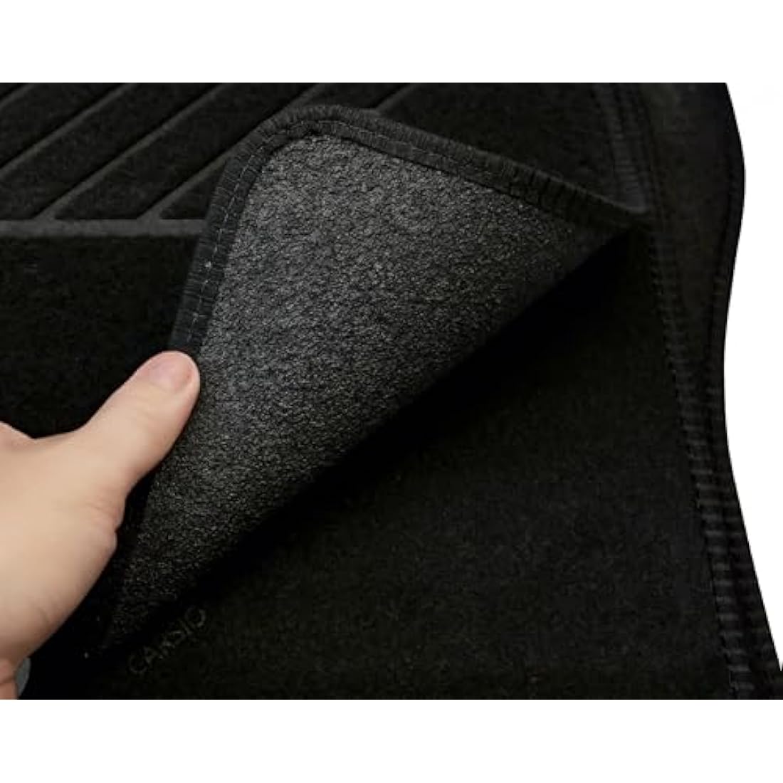 Carsio Carpet Boot Liner Mat For MG HS 2019 to 2023 Tailored Fit Floor Mat Set Complete Accessory Black Custom Fitted - All Weather, Anti-Slip Backing & Black Trim