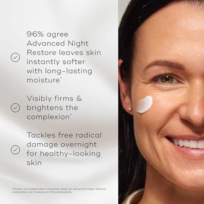 Medik8 Advanced Night Restore - Rejuvenating Multi-Ceramide Night Cream - Moisturiser - Deeply Nourish and Visibly Firm Your Complexion While You Sleep - 50ml