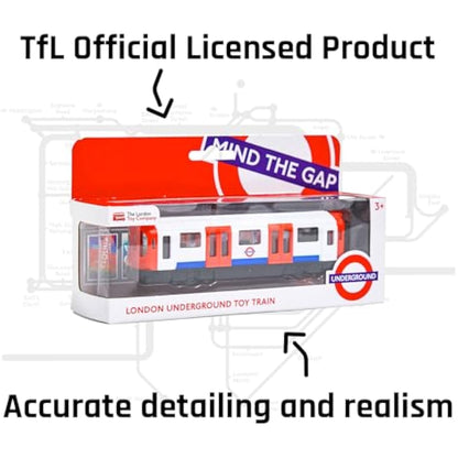 Officially Licensed London Underground Train Toy Model - Realistic Plastic Model for Kids and Collectors - Transport for London
