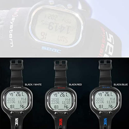 SEAC Screen, Scuba Wrist Dive Computer for 1 or 2 mixes and Freediving mode