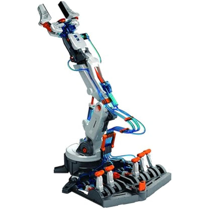CONSTRUCT & CREATE Hydraulic Robot Arm DIY STEM Build Your Own Project Kit Set