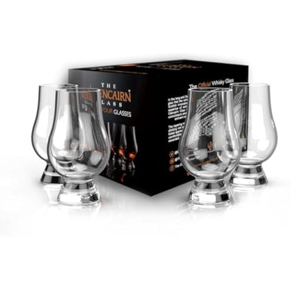 Glencairn Whisky Glass in Gift Carton, Set of 4 in 4 Pack Gift Carton