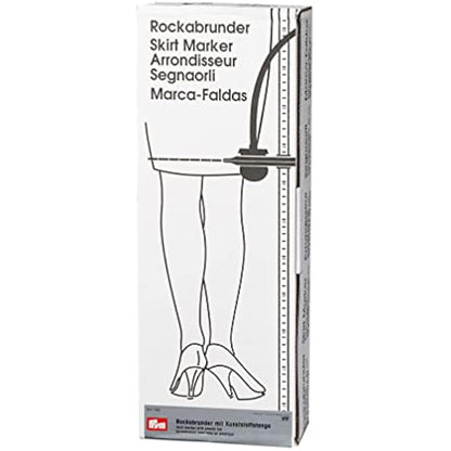 Prym Skirt Marker, White, 80 cm, mit Skala, grau, 1 Stück