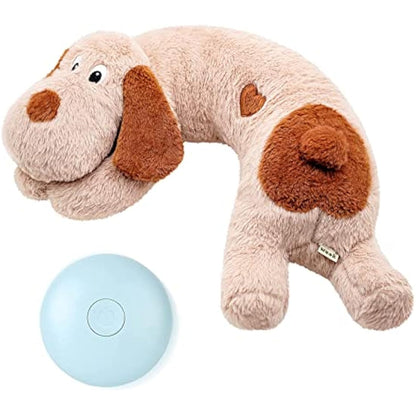 WEOK Heartbeat toy for Puppy, Puppy Toys for Dogs Anxiety Relief Behavioral Aid, Dog Plush Toy with Heartbeat for Dogs Cats Pets Separation Anxiety Calming