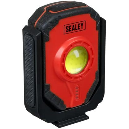 Sealey Rechargeable Worklight 15W COB - LED315, Black/Red