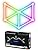 TOHETO RGB Wall Light, LED DIY Geometry Splicing Gaming Lights, Backlit Modular Wi-Fi Colour Changing Home Decor Lights Work with Alexa and Google Assistant for Game Room, Bedroom (9 Lines, White)