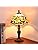 MIAOKE Stained Table Lamp Stained Glass Table Light, Handmade Desk Bedside Table Night Lamp, Antique Art Craft Gifts Lover Kid Living Room Bedroom Study Bookcase Desk Ligh