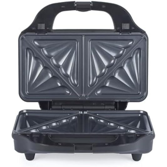 Salter Sandwich Toaster – Non-Stick, Deep Fill Toastie Maker, Cook 2 Toasted Sandwiches Together, 4 Slice Grill Press, Automatic Temperature Control, Cool Touch Handle, Easy Clean, 900W, EK2017