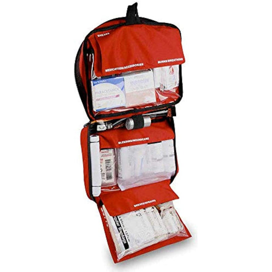 Lifesystems Mountain Leader First Aid Kit, CE Certified Contents, Specifically Designed for Groups In The Outdoors, Mountaineering, Travel and Ski, Red