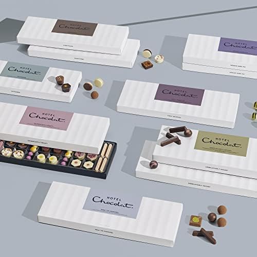 Hotel Chocolat Tipsy Truffles Sleekster 295g - 27-Piece Milk, Dark and White Liqueur Chocolate Box - Suitable for Vegetarians - Gifts for Birthday, Thank You, Congratulations, Anniversary