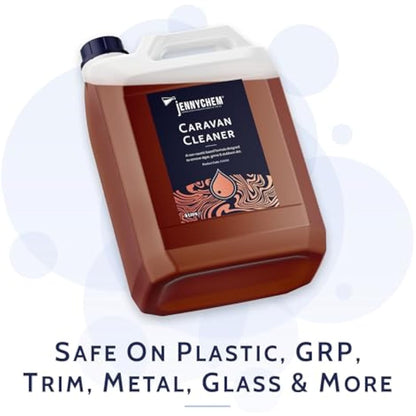 Concentrated Motorhome & Caravan Cleaner (5L) - Campervan Cleaner - Algae and Caravan Black Streak Remover on All Caravan Surfaces