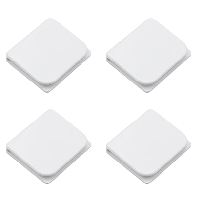 XHNFCU 4 Pcs Self-Adhesive Shower Curtain Clips - Windproof Anti-Splash Protect for Holding and Stopping Curtains