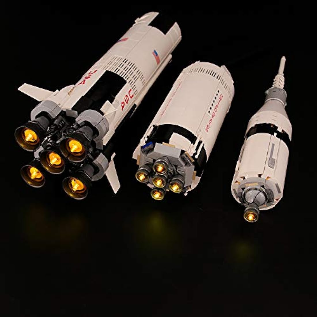 LIGHTAILING Light Set For (Ideas NASA Apollo Saturn V) Building Blocks Model - Led Light kit Compatible With Lego 21309(NOT Included The Model)
