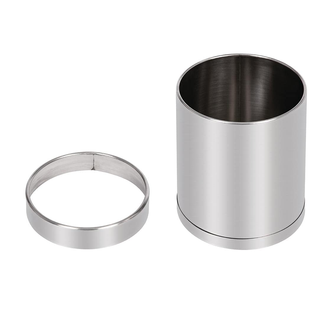 Bolero Commercial Round Stainless Steel Waste Paper Bin 10.2Ltr CF130