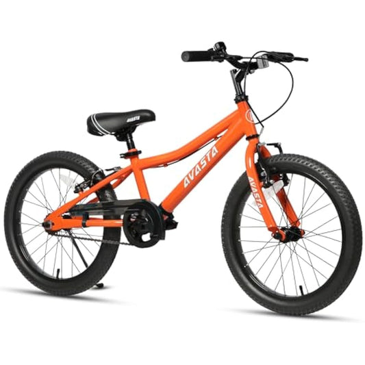 AVASTA Bilbo 20 inch Kids Bike for 5-10 Years Old Boys Girls with Kickstand & Dual Handbrakes Adjustable Seat, Multiple