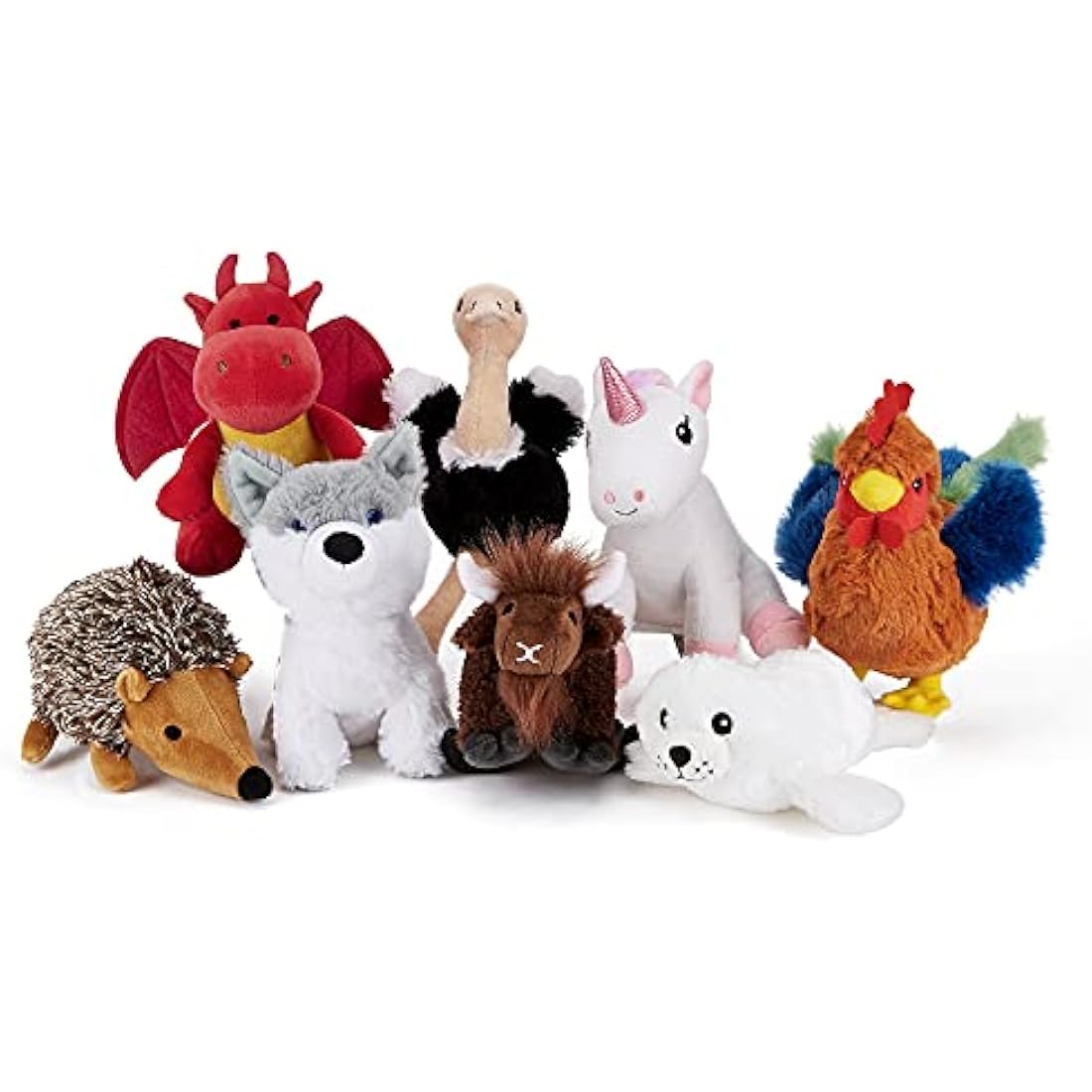 Zappi Co Children's Soft Cuddly Plush Toy Animal - Perfect Perfect Soft Snuggly Playtime Companions for Children (12-15cm /5-6") (Seal)