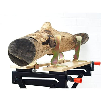 Forest Master Log Bench Jaws for Workbench Gold