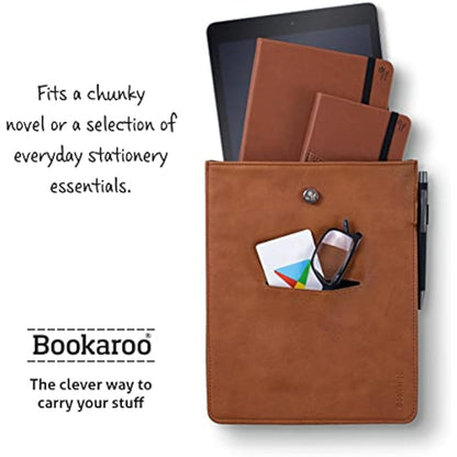 Bookaroo Books & Stuff Pouch Brown