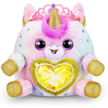 Rainbocorns Fairycorn Princess Series 6 Ruby the Unicorn - Collectible Plush - Magical Fairy Princess Surprises, Cuddle Plush Stuffed Animal, Stickers (Unicorn)