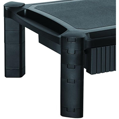 StarTech.com Adjustable Monitor Riser - Drawer - Monitors up to 32”- Adjustable Height - Monitor Stand - Computer Monitor Riser (MONSTADJD)