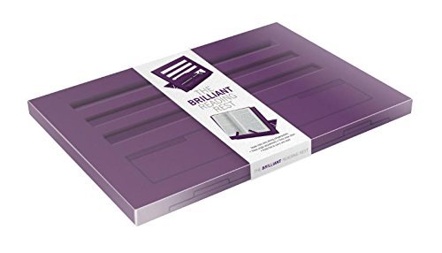 IF The Brilliant Reading Rest Aubergine – Use as a Cookery Book Stand or Book Holder for Textbooks & Studying
