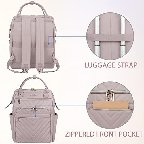 VANKEAN Laptop Backpack for Women Men 17.3 Inch Stylish Computer Work Backpack, Waterproof College Daypack Backpacks with USB Port & RFID Blocking, Business Travel Backpack