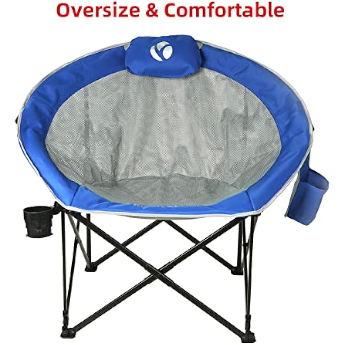 ROCK CLOUD Portable Camping Chair Folding Chairs Outdoor for Camp Hiking Backpacking Lawn Beach Sports, Blue (RC01508)