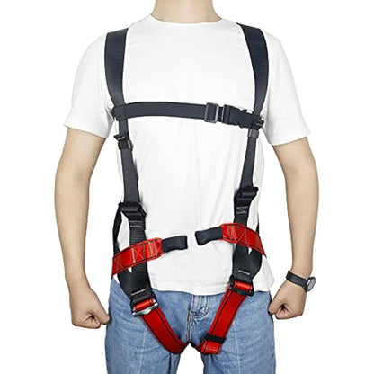 NewDoar Climbing Harness CE Certification Rock Climbing Rappelling Equipment Full Body Harness Guard Protect Rappelling Rescuing Equipment