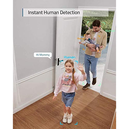 eufy Security Solo IndoorCam E220 (P24) 2K Pan&Tilt Home Security Camera Indoor Wi-Fi Plug-in Cam, Human & Pet AI, Voice Assistant Compatibility, Night Vision, Motion Tracking, Homebase not Compatible