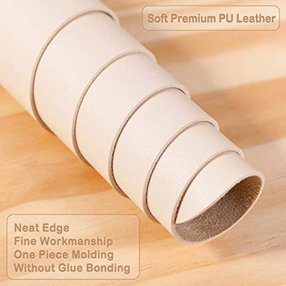 DOBAOJIA Desk Pad Large 31.5" X 15.7" Extended Mouse Mat Large Mouse Pad XL Desk Blotter Writing Pad for Laptop/Office/Home, PU Leather Side Waterproof +Suede Side Non-Slip (Beige)